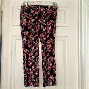 Ann Taylor, Flower Print Capris
